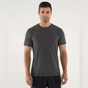 🏃‍♂️Lululemon Precision Tee Heathered Black Men’s Medium